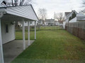 Deep yard and great covered patio